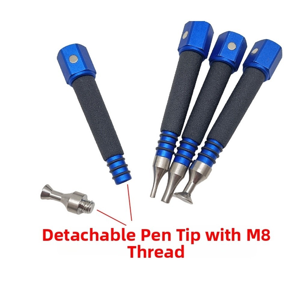 Dent Removal Tool for Auto Body Repair Featuring Magnetic Tip and M8 Thread