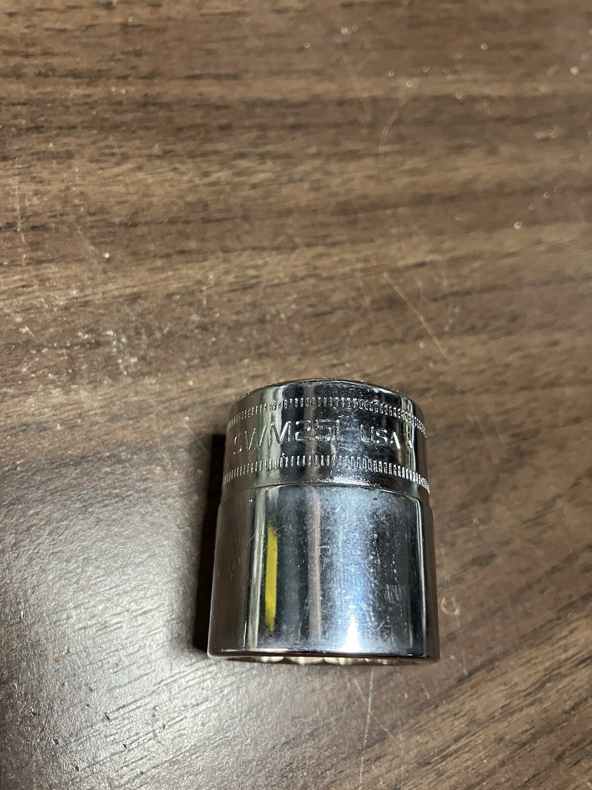 Snap-on Tools SWM251 1/2″ Drive 25mm Metric 12 Point Shallow Socket USA