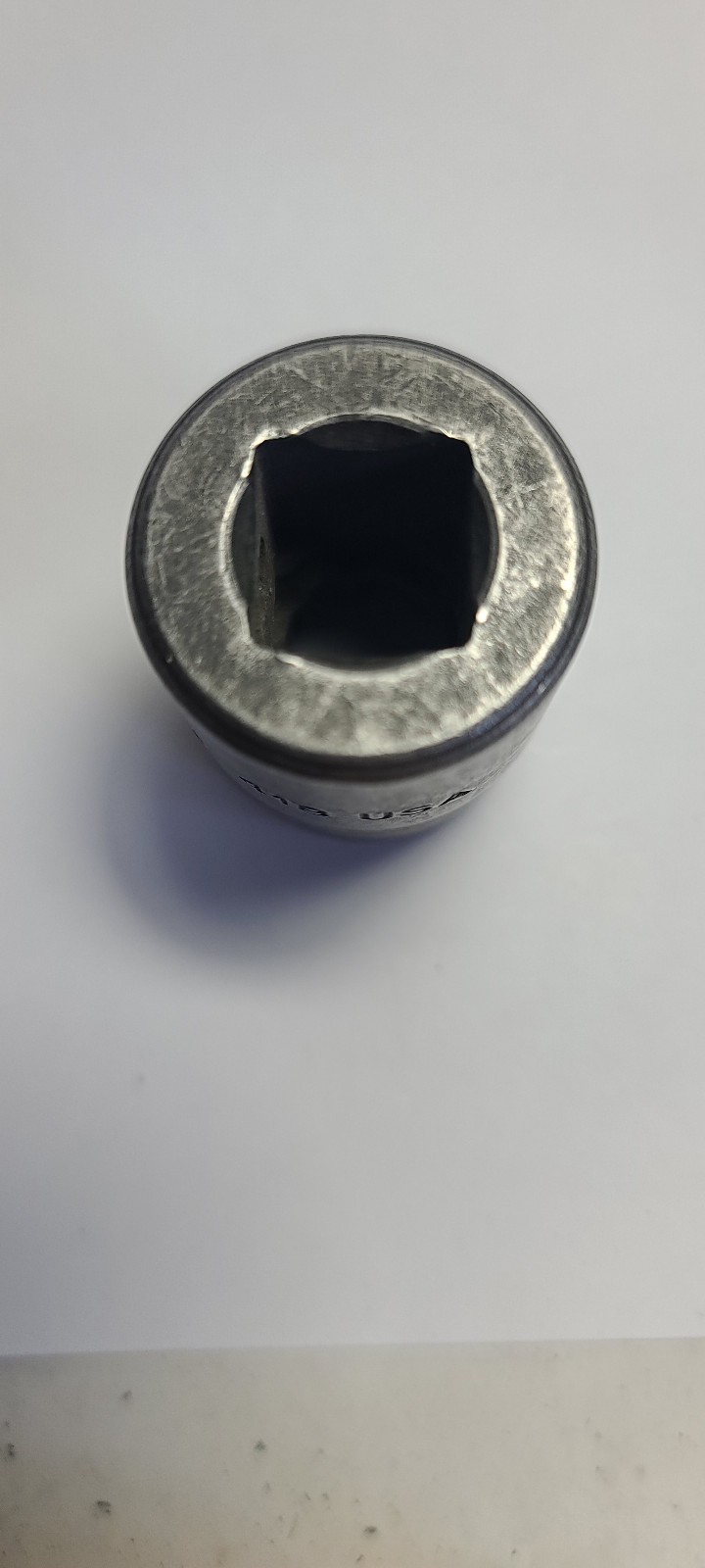 Snap-on Tools Double Square Impact Socket 9/16 SAE, 8 Point 1/2 Drive P418