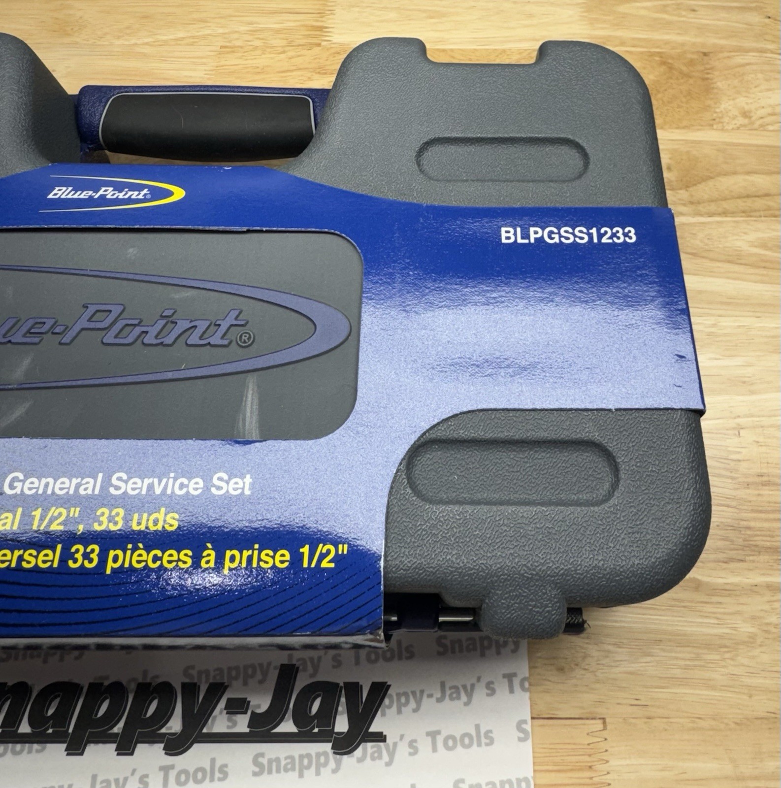 Blue-point Tools NEW 33 pc 1/2″ SAE/Metric General Service Socket Set BLPGSS1233
