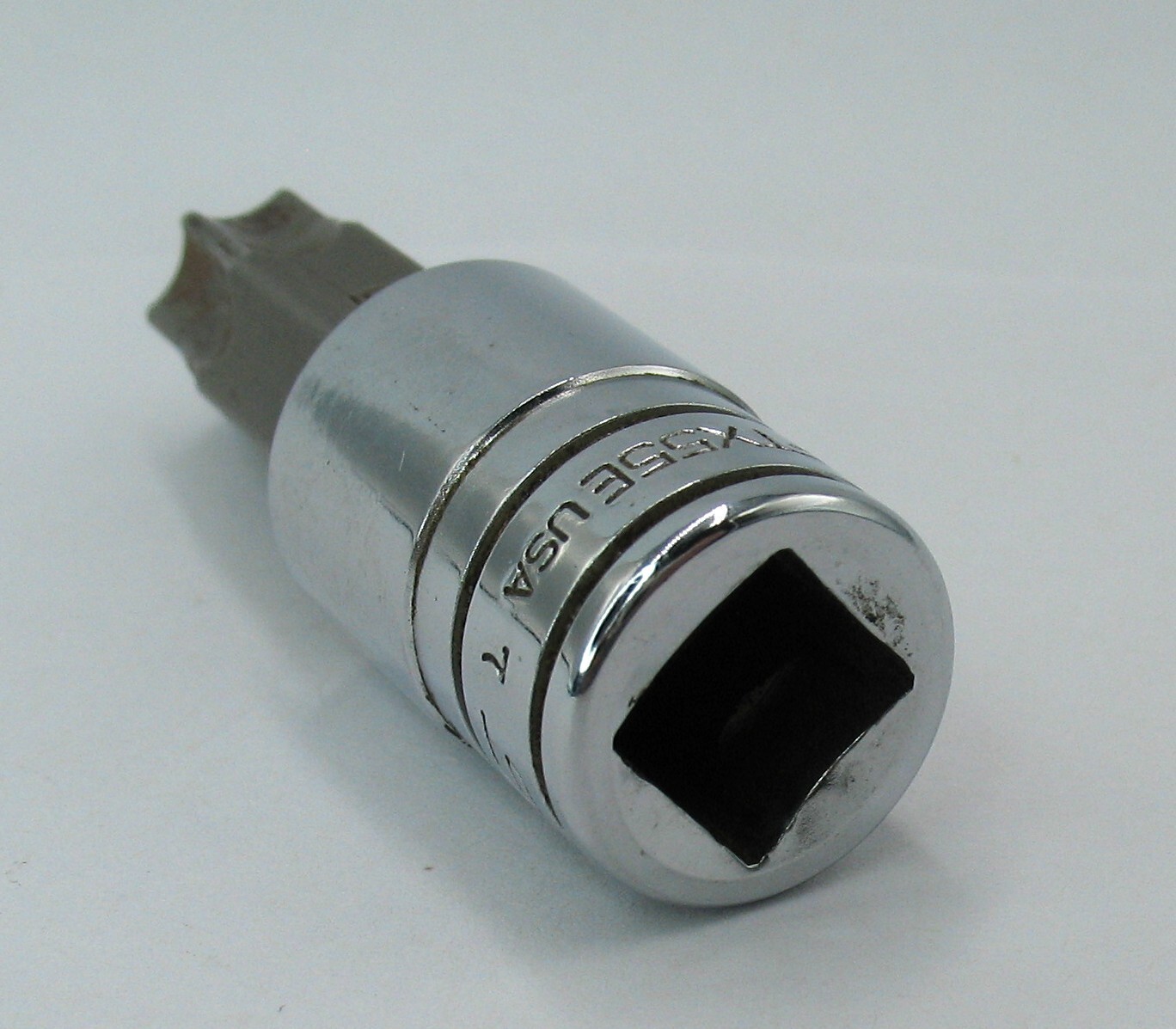 Snap On FTX55E 3/8” Drive T55 TORX Chrome Socket Bit Made in USA