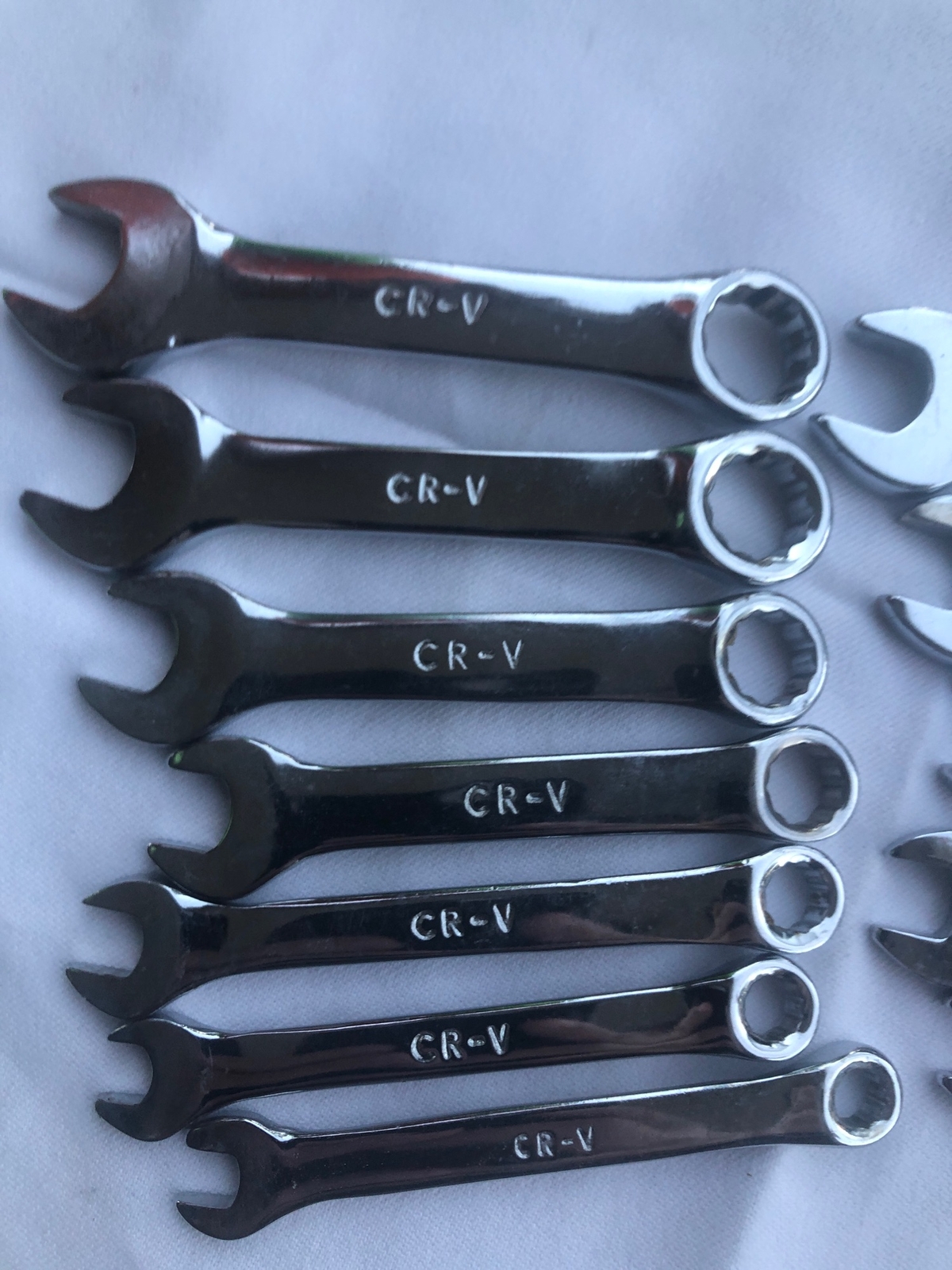 CR-V Pittsburgh alloy steel mix different sizes combination wrench tools 12 poin