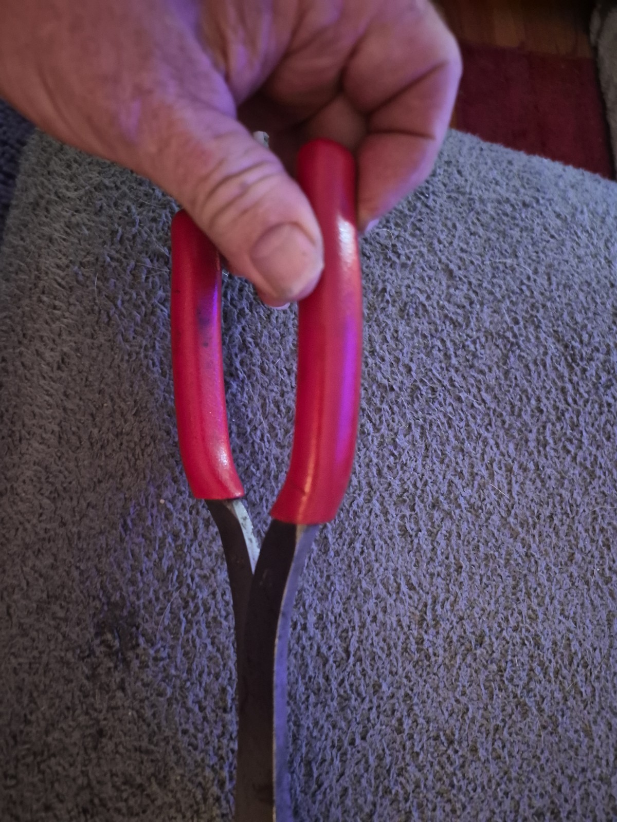 Snap-on 312CF RED Comfort Grip 11″ Vector Edge Heavy-Duty Diagonal Cutter