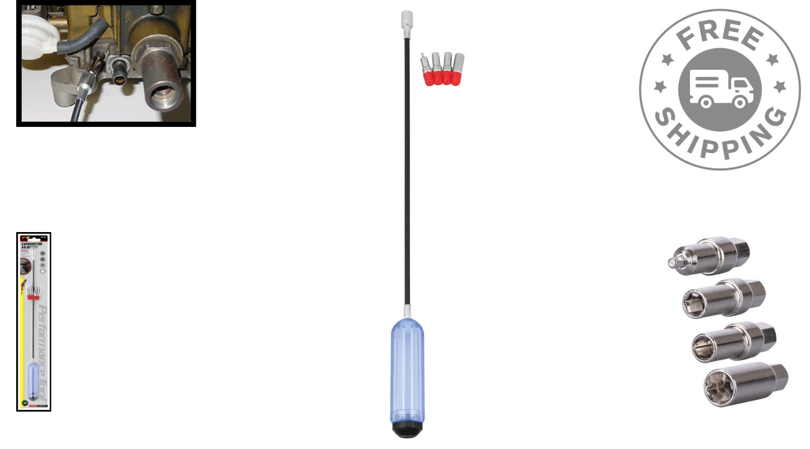 W1187 Carburetor Adjuster Tool – Flexible Access and Secure Grip for Efficiency