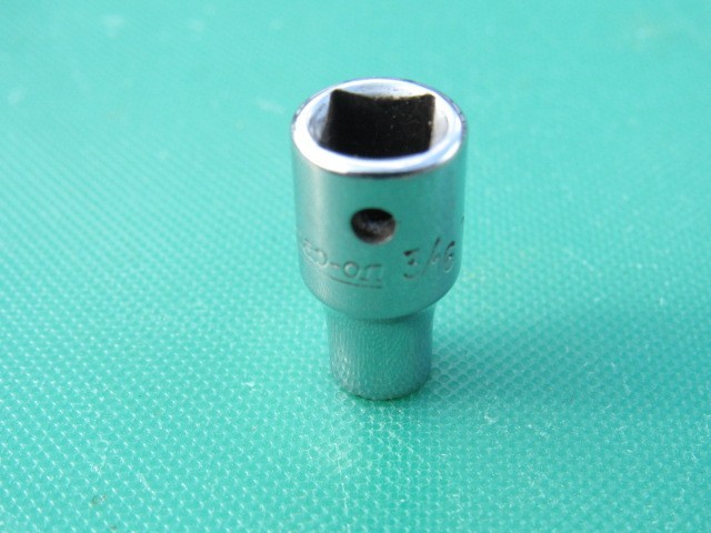 SNAP ON 3/16″ TM6 1/4″ DRIVE SAE 6 POINT SHALLOW UNDERLINE SOCKET TM 6 3/16 IN