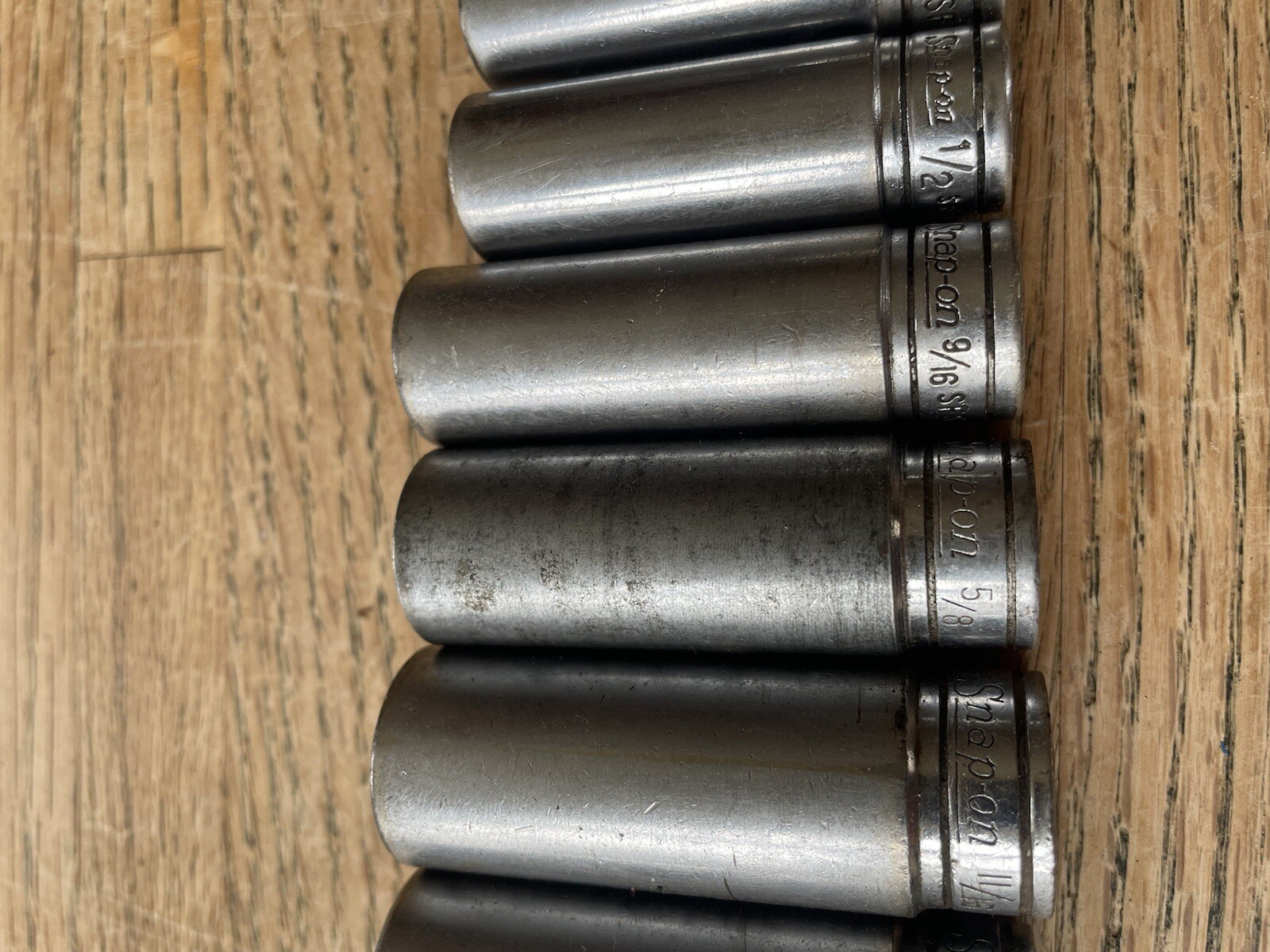Snap-on Sae 3/8 Drive Deep Socket Set SK Mac 5/16 – 7/8 Snapon Snap On