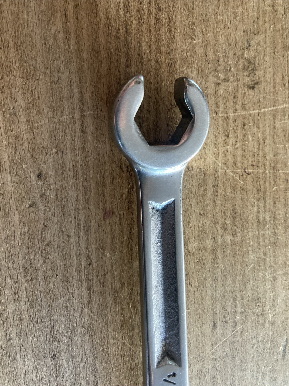 Vintage Snap-On USA SAE 1/2″ x 9/16″ Dual Head Flare Nut Line Wrench RXV-1618-S
