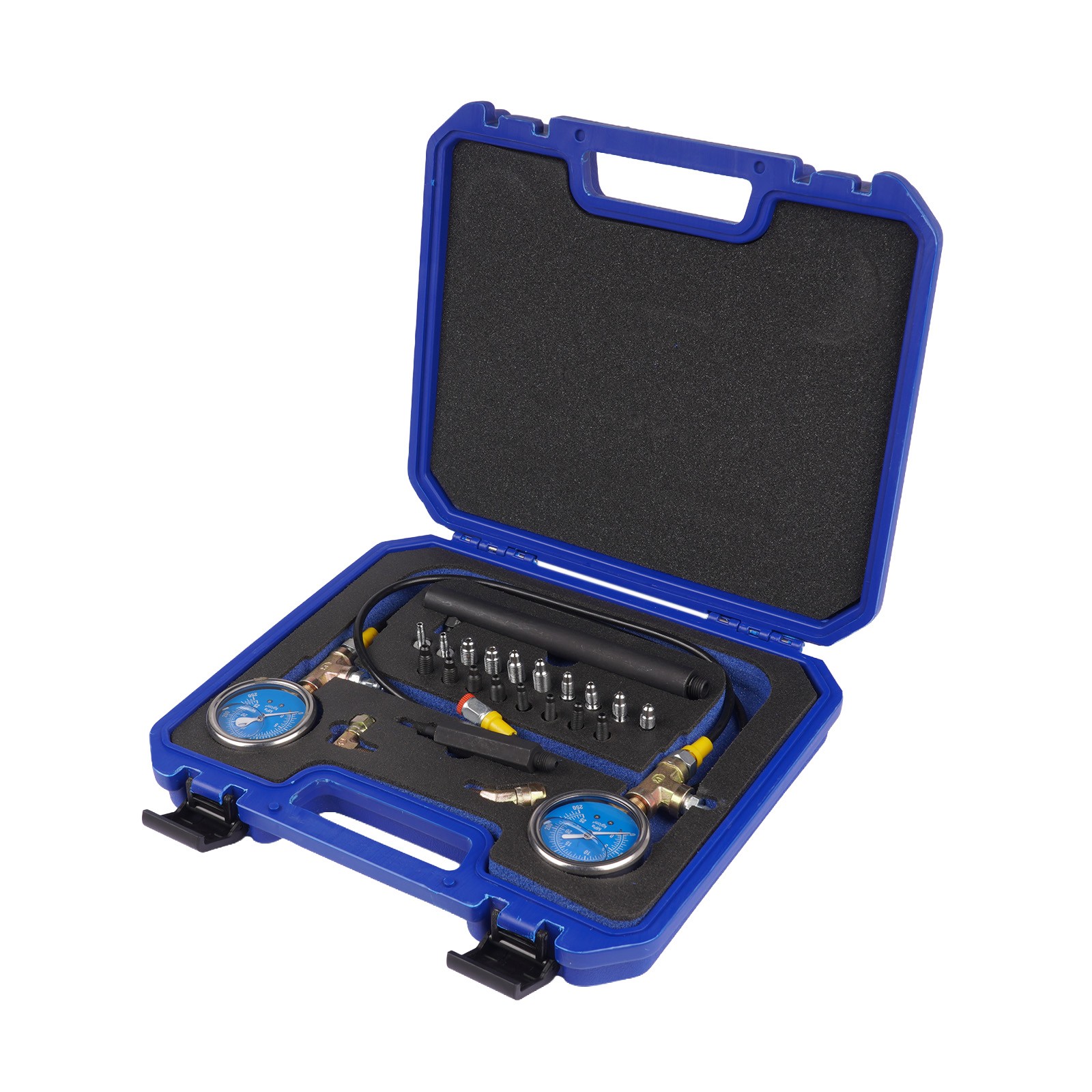 Universal Brake Pressure Tester Gauge Kit 0-3500PSI ABS Hydraulic Oil Pressure
