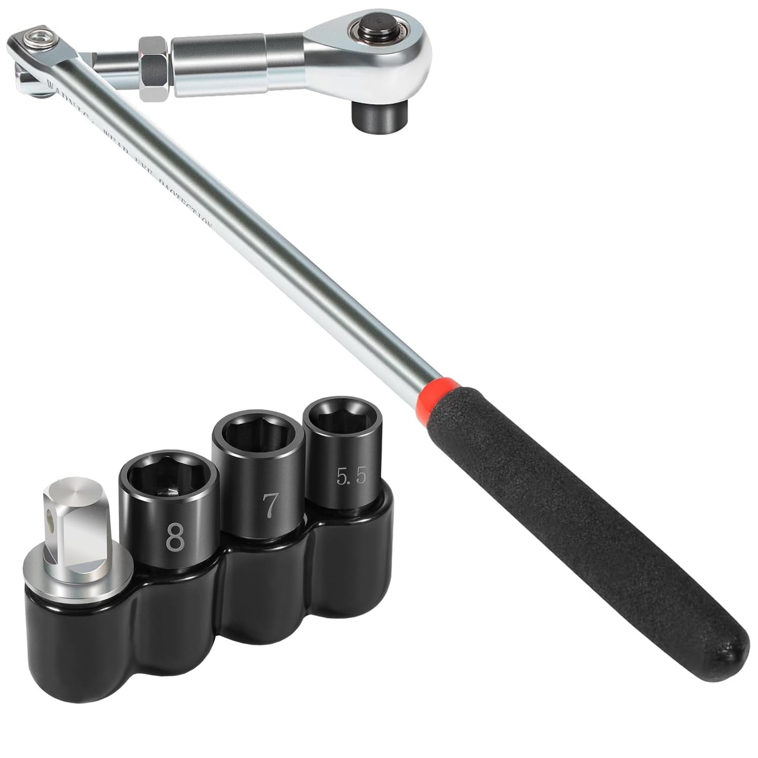 64180 Actuator Motor Ratchet Wrench Set 5.5mm 7mm 8mm Socket For Lisle Tool