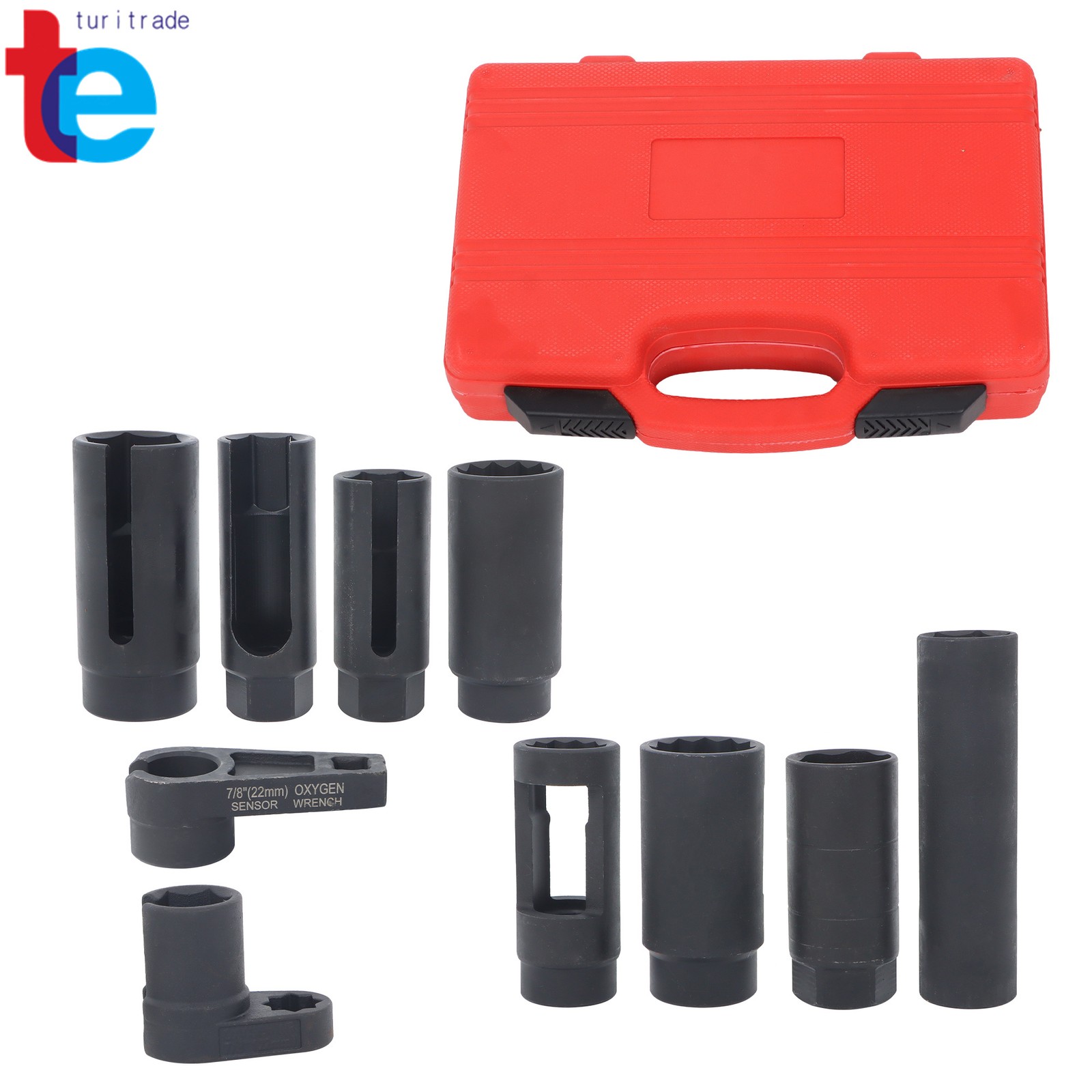 10Pcs Oxygen Sensor Socket Set Sensor Oil Pressure Sending Unit Removal Tool