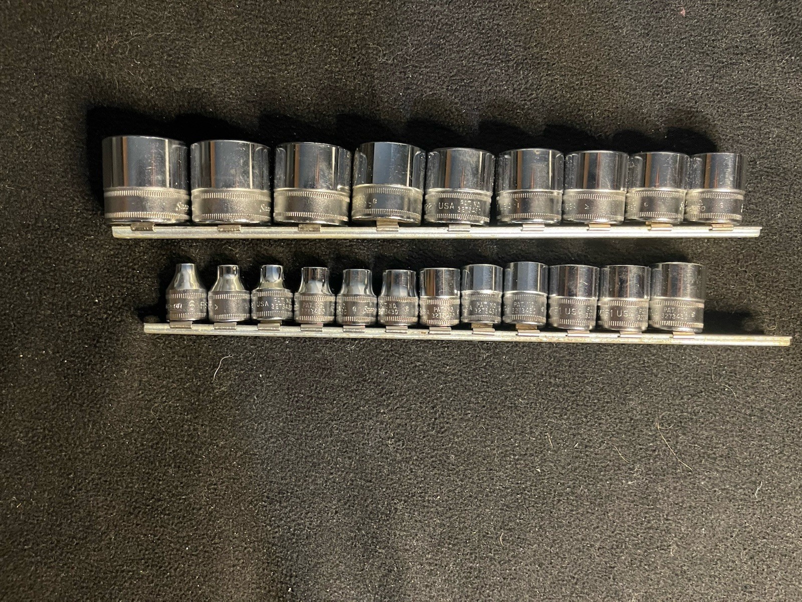 Snap On 21 Piece 3/8 Drive 6 Pt Metric Socket Set 6mm- 26mm FSM Series