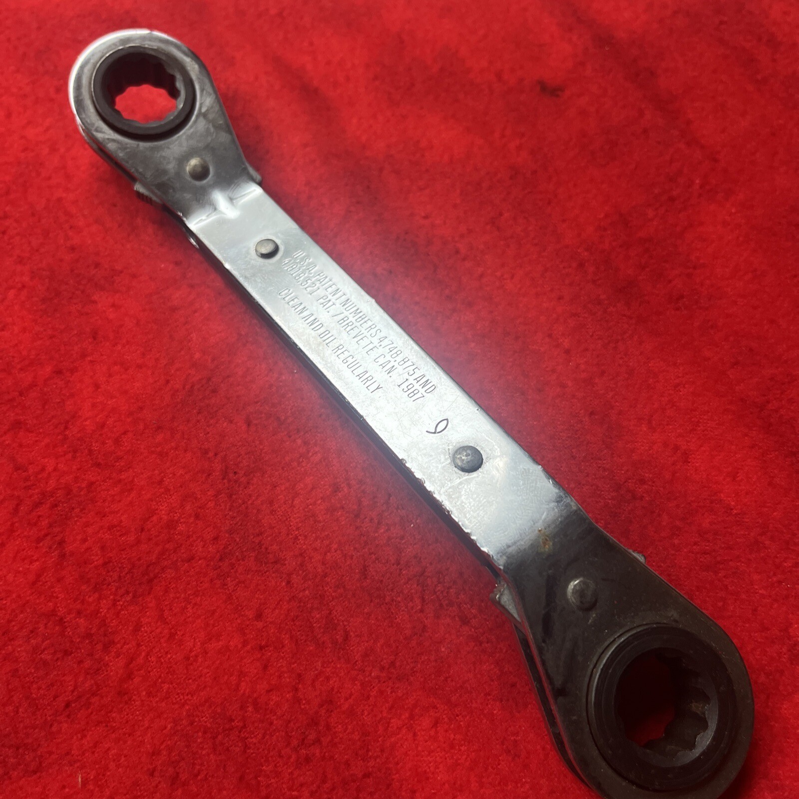 Craftsman 43369 14mm X 15mm Wrench Offset Ratchet (k17)