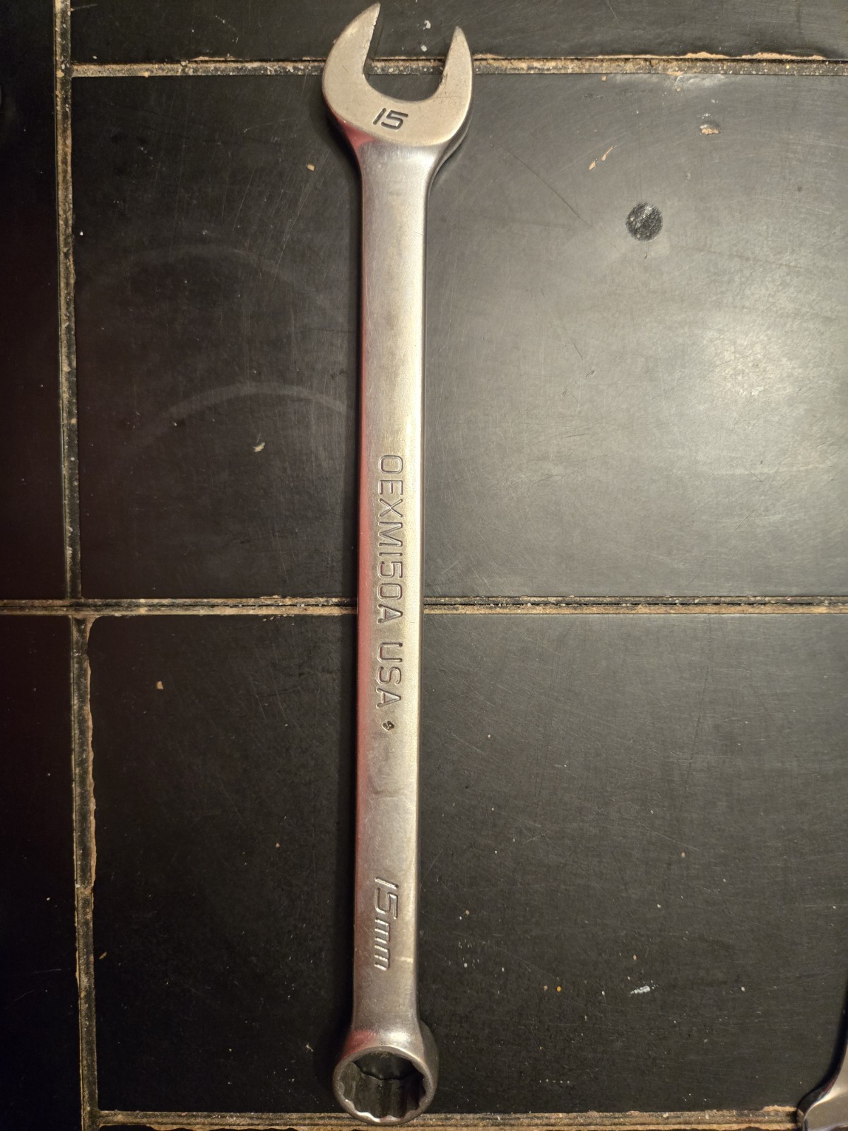 Snap-on Tools OEXM150A 15mm Open End Combination Wrench 12 Point USA
