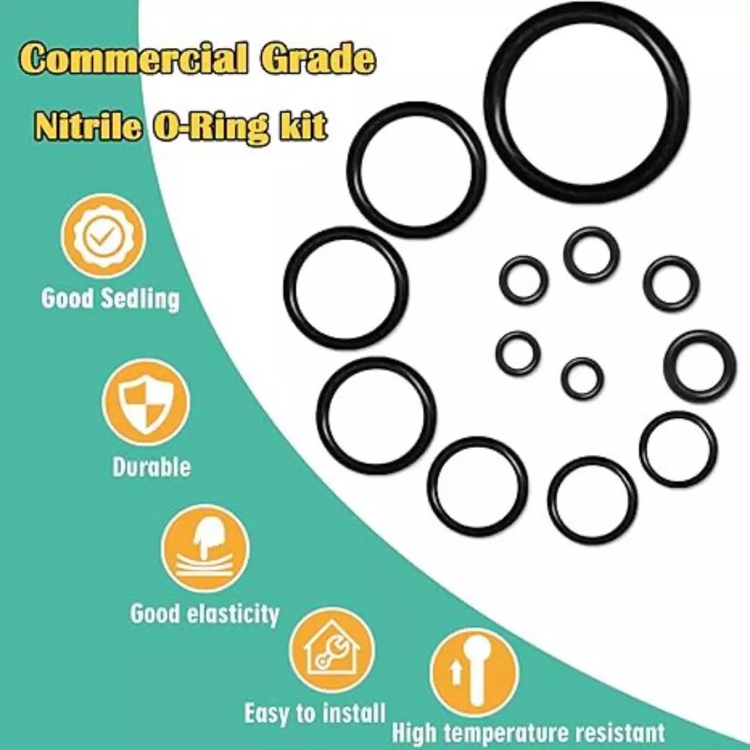 1020Pcs 20 Size Rubber O Ring Assortment Set Car Auto Repair Faucet Plumbing Air