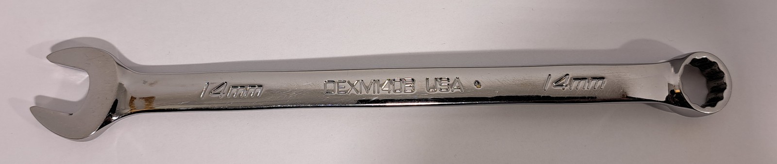 SNAP-ON Flank Drive 14mm 12pt Metric Combination Wrench OEXM140B Made in USA