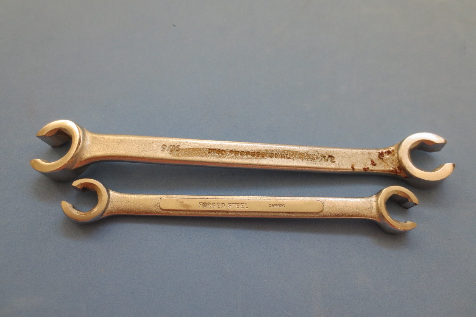 MIX USA- Canada (2 Pc Set) 6 Point, Flare Nut Line Wrench ♦ Nice Tools ♦