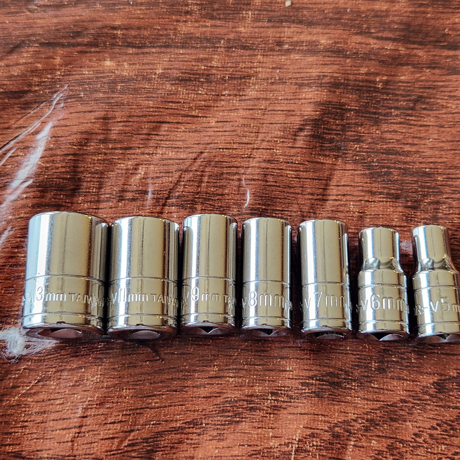 Lot of 24 Standard & Metric 1/4″ Drive Sockets Taiwan Japan Sri Lanka