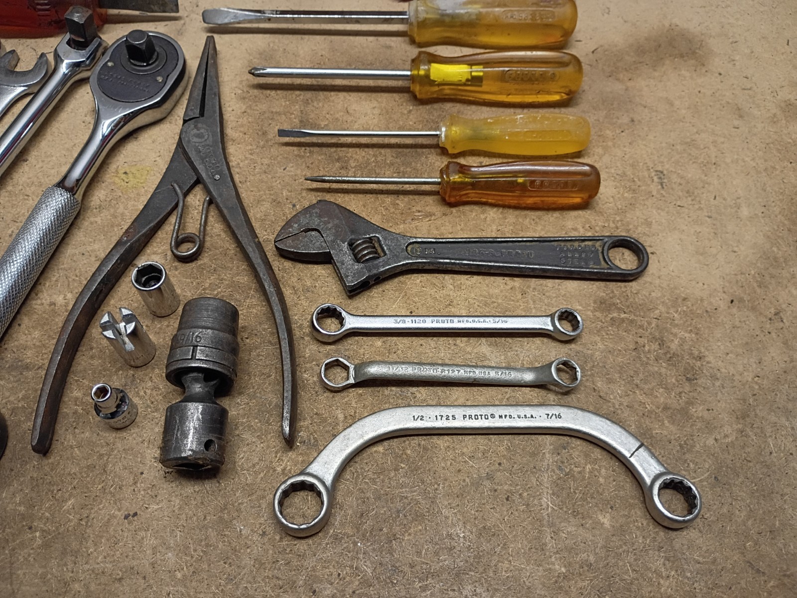 MIX LOT OF 25 PROTO TOOLS.