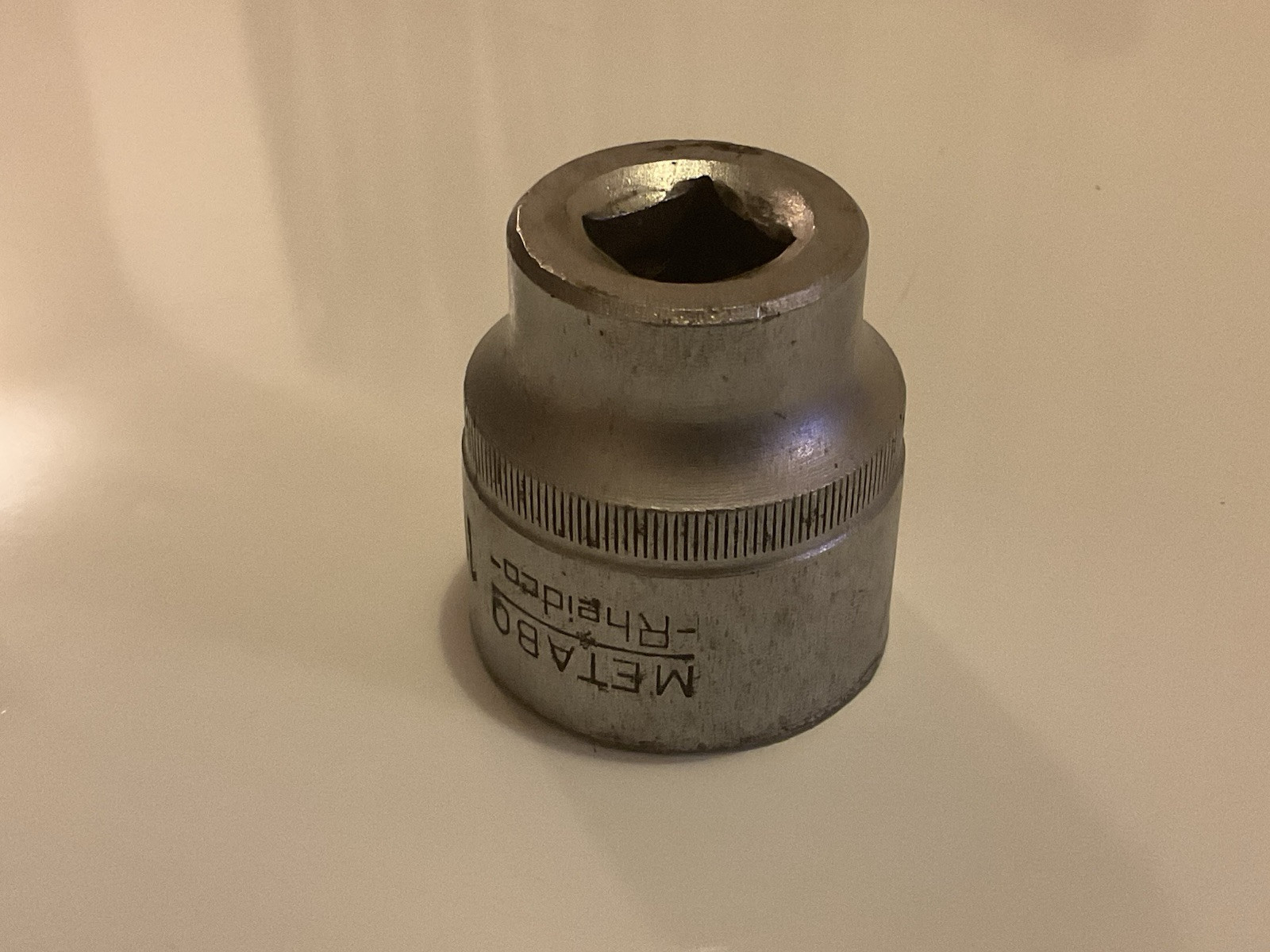 Metabo Rheidco 1 1/8 AF Socket Germany vintage tools 1/2 drive 🇬🇧 post