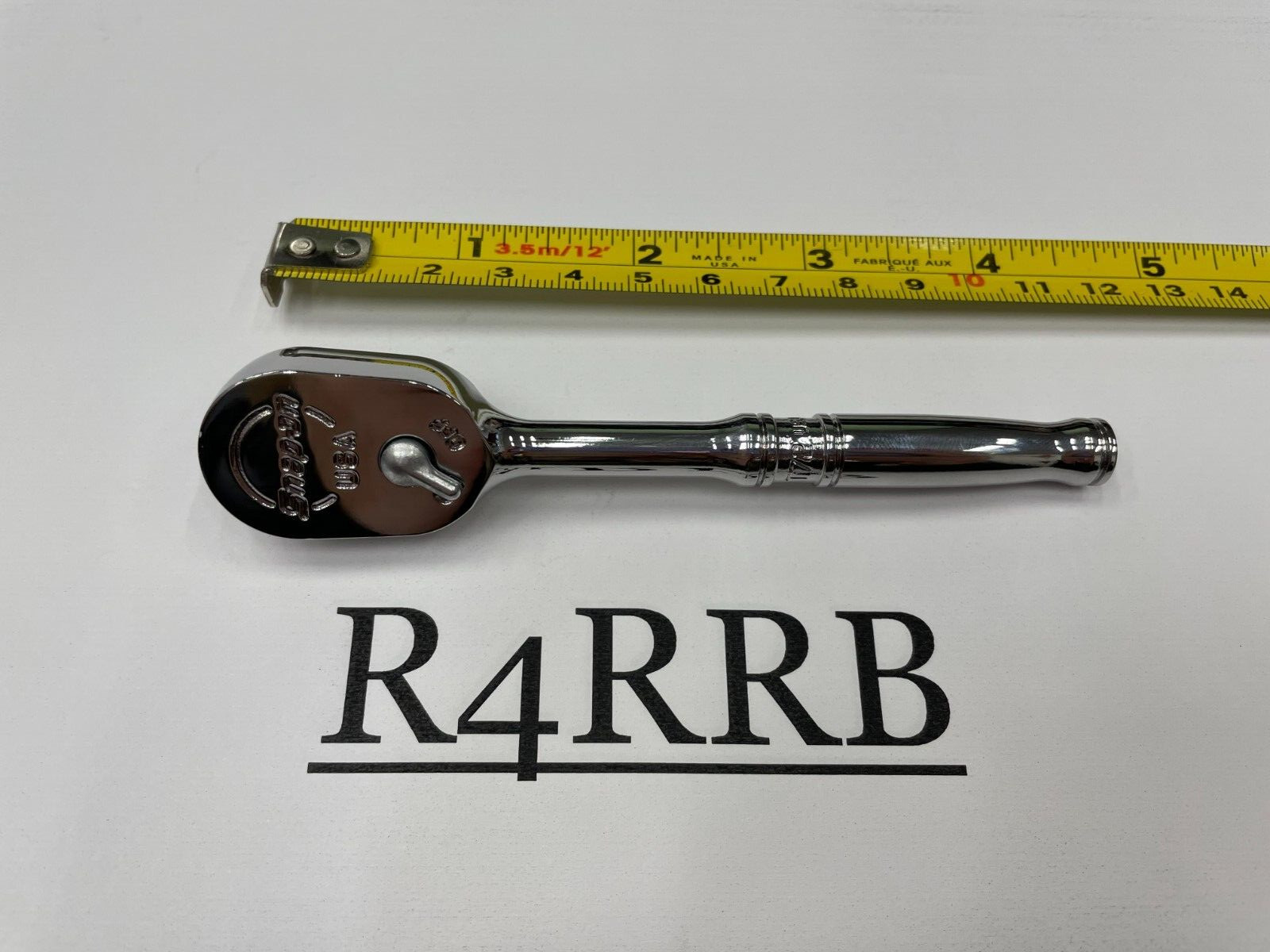 Snap-on Tools USA NEW 4pc 1/4″ Drive Fine Tooth Chrome Handle Ratchet Lot Set