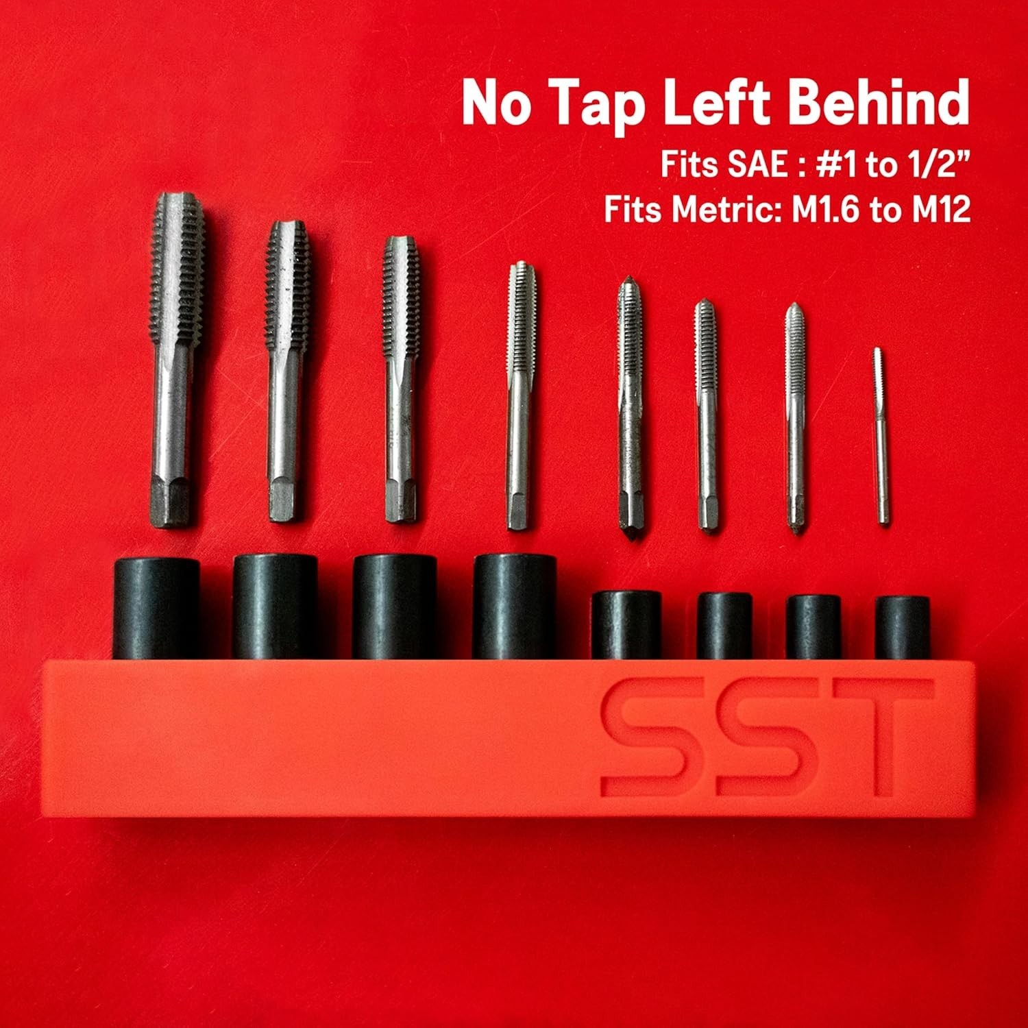 SST – Tap Socket Wrench, 8 PCS Adapter Set – Snug, Secure &Durable, Easy Storage