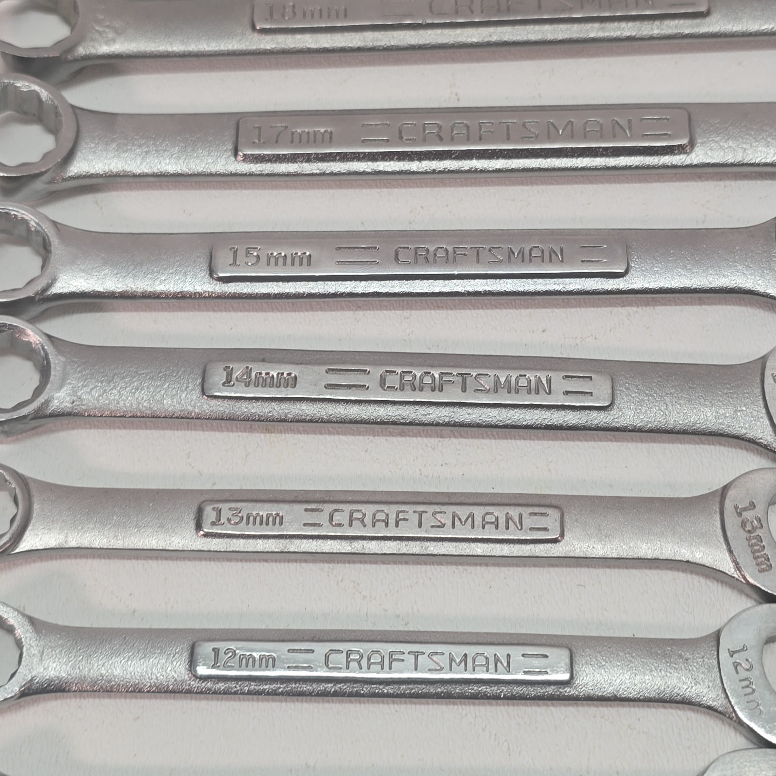 Craftsman USA 11 pc. 12pt Metric Combination Wrench Set 7mm-19mm
