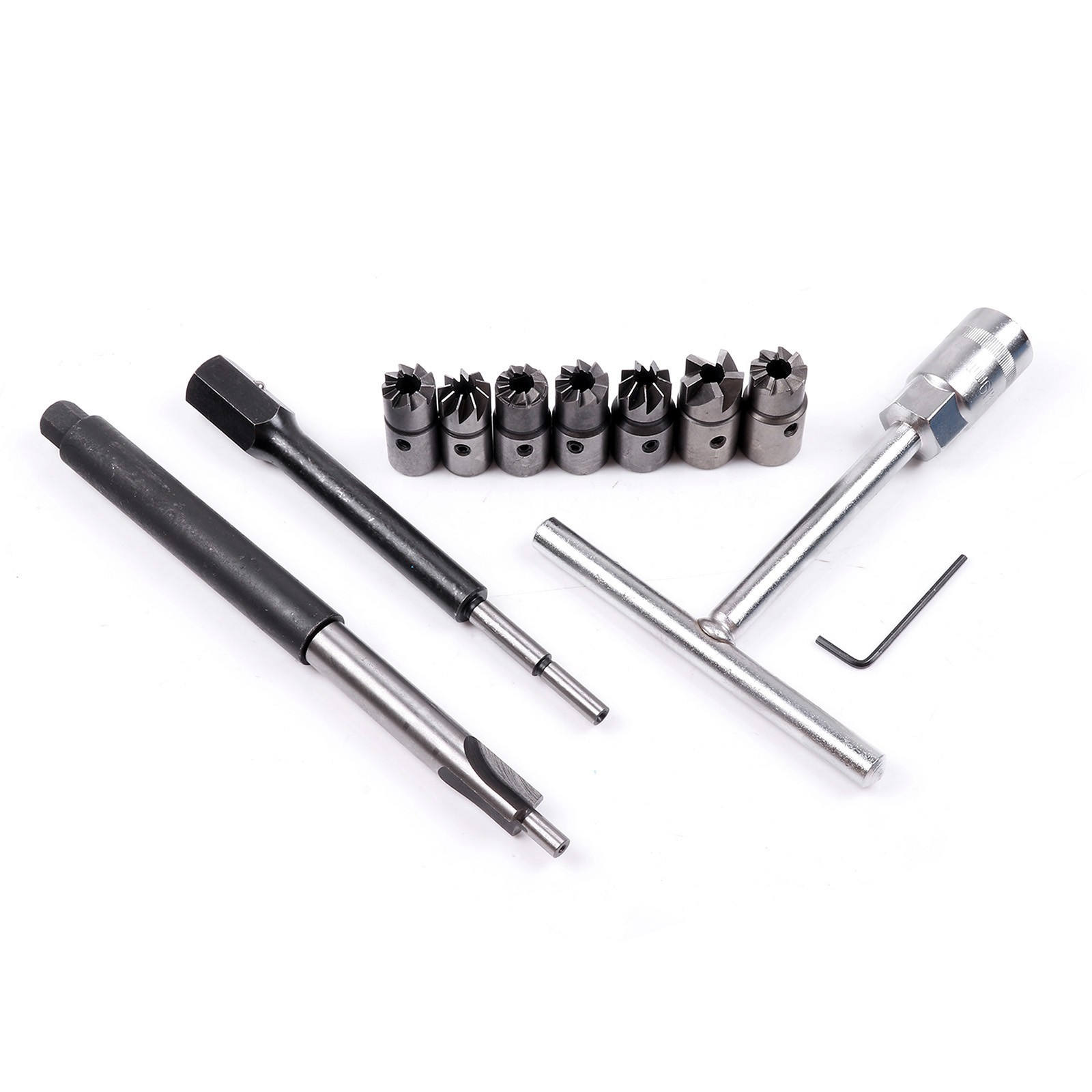 Laser Diesel Injector Seat Cutter 10pc Set Car Repair Tool clean & decarbonise