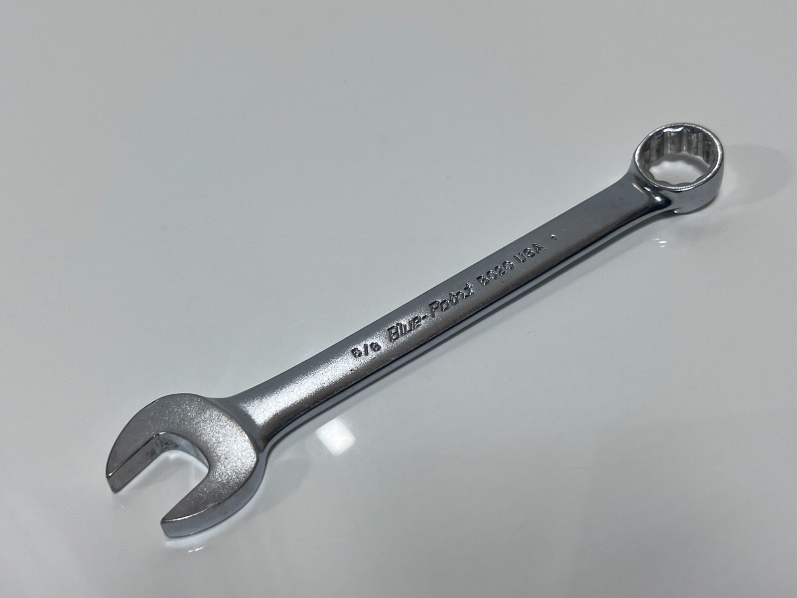 Blue-Point Tools USA BO20B 5/8” SAE Chrome Satin Combination Wrench – 12 Point