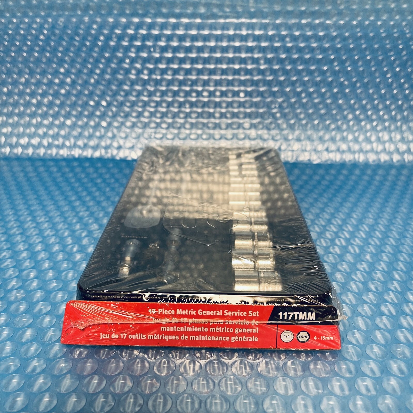Snap-On 117TMM 17 pc 1/4″ Drive 6-Point Metric Starter Set Unused In Storage