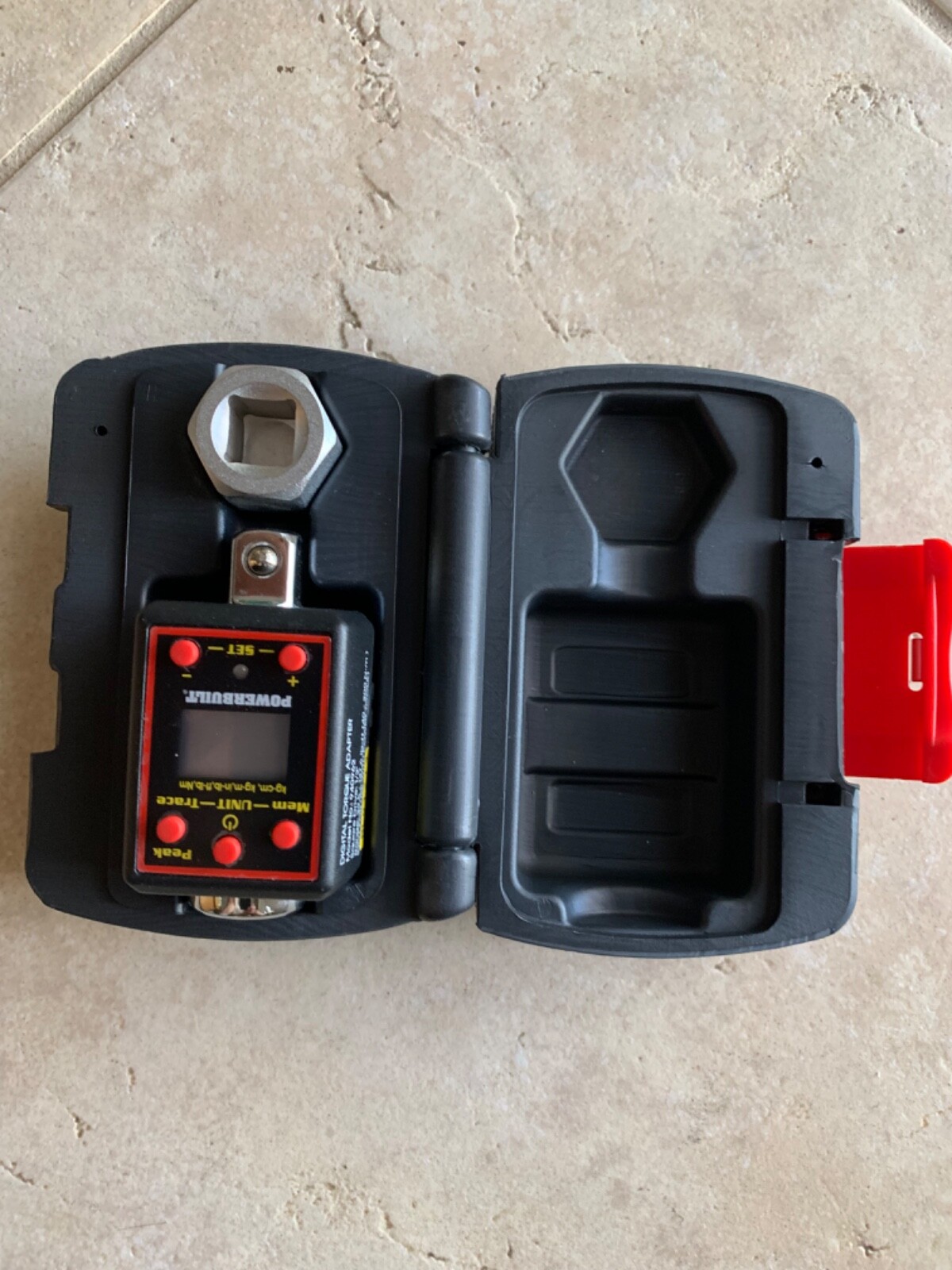 POWERBUILT 1/2 IN. DR. DIGITAL TORQUE SOCKET ADAPTER