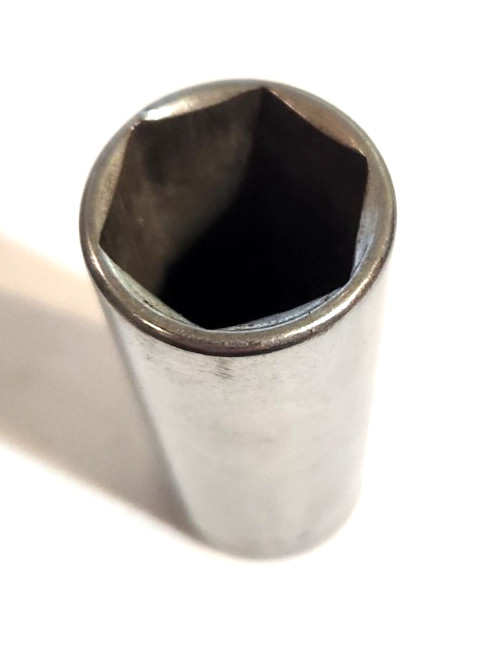 Easco 3/4 socket 6 point 3/8 drive part no.521224 length 2 3/8 inches