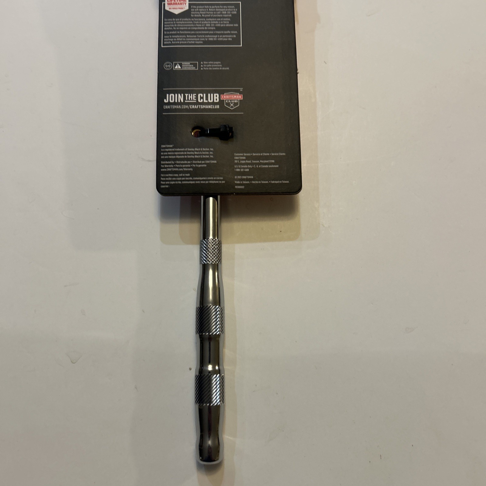 NEW Craftsman V-Series 3/8” Drive 96T Long Handle Flex Head Ratchet CMMT86323V V