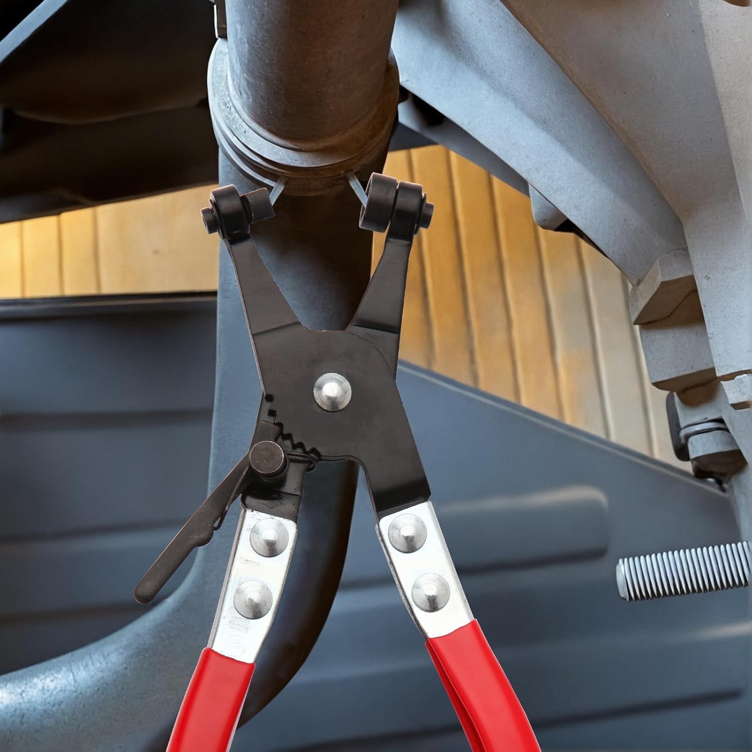 Hose Clamp Pliers, Automotive Hose Clamps Pliers Repair Tool with Swivel Flat…