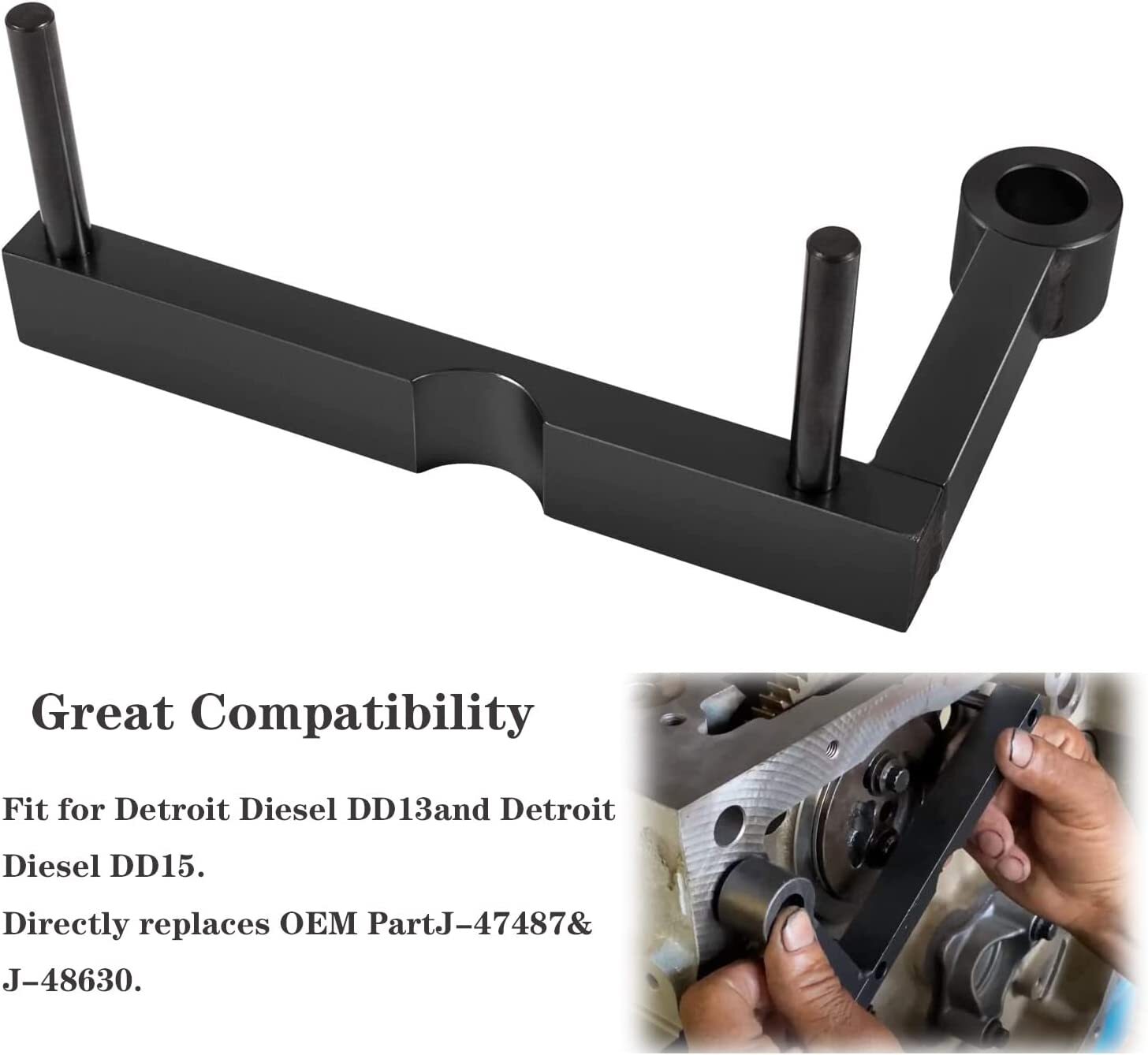 Idler 3 Cantilever Tool J-47487 for Detroit Diesel DD13 DD15 engines
