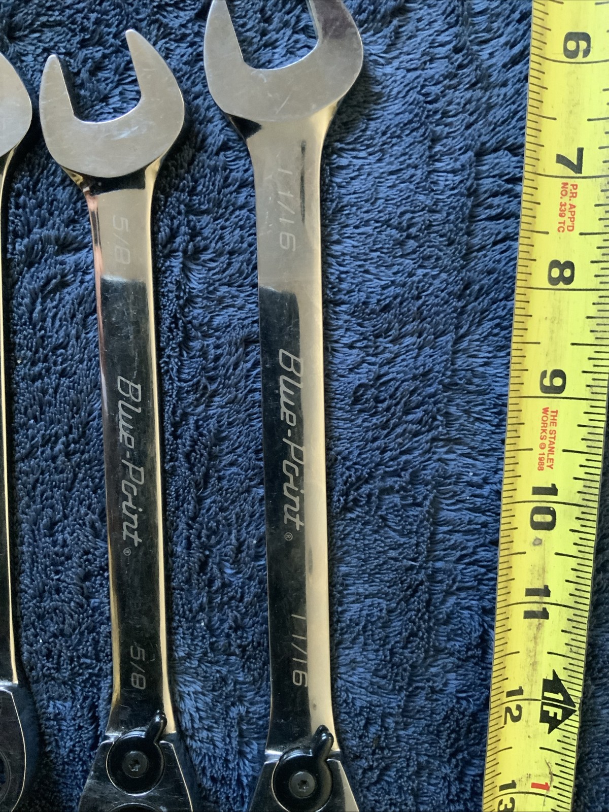 Blue Point Ratcheting Wrench Set, Sae, 6pc….see Pics…bbbb
