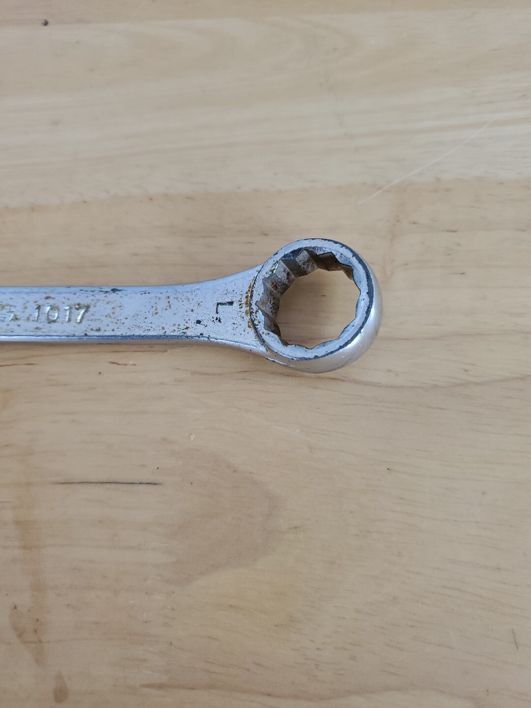 Vtg Thorsen 17mm 12 Point Combination Wrench 1017 USA Made