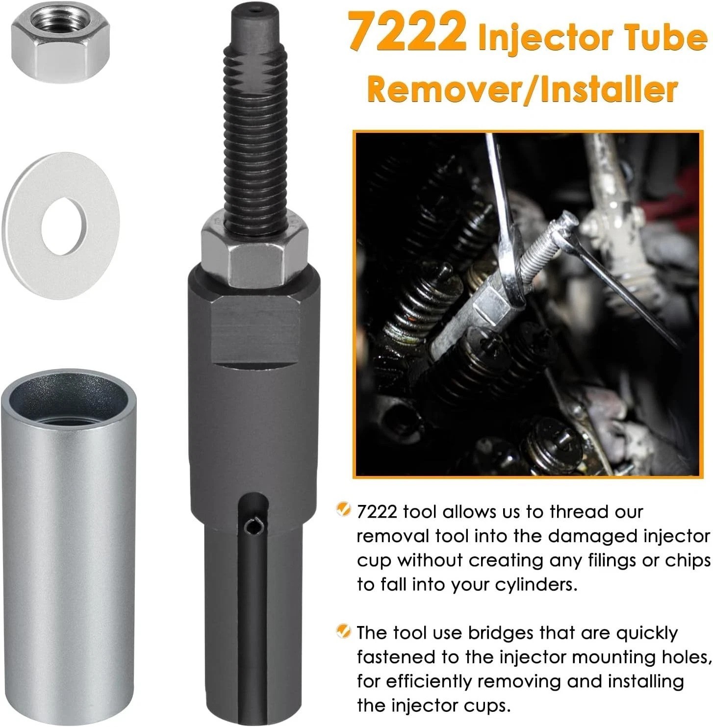 Durable Injector Removal Tools for GM 6.6L Duramax – Easy Maintenance Solution