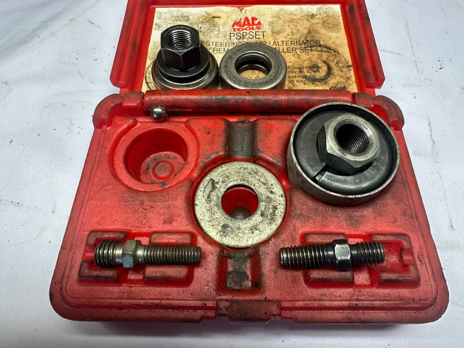 Mac Tools K-D Power Steering Pump Alternator Pulley Remover Installer Set PSPSET