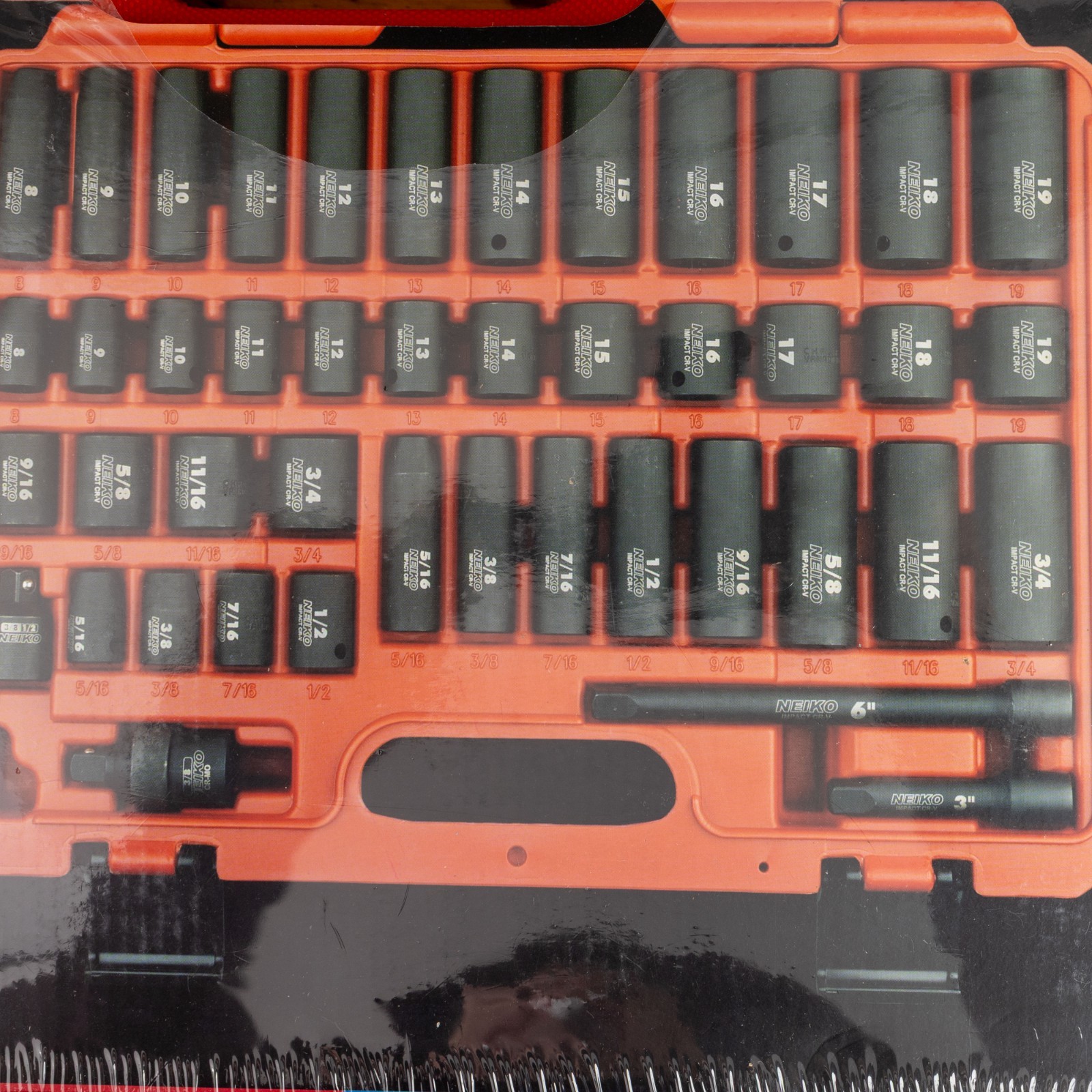 Neiko 3/8″ Metric and Imperial SAE Impact Socket Set 02440A