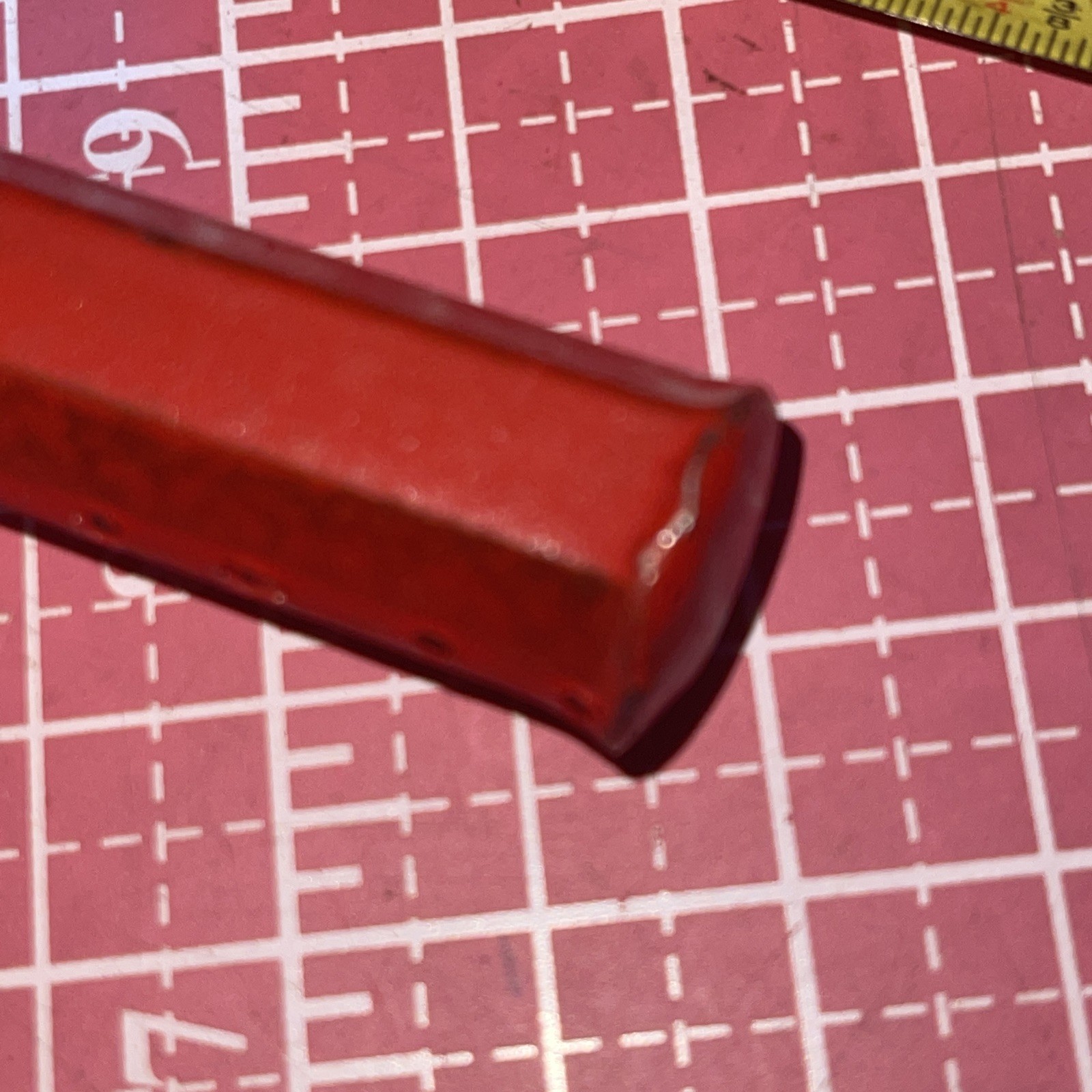 RYAN USA 3/4 In Tip Chisel 7 In Long Vintage Cold Steel Painted Red
