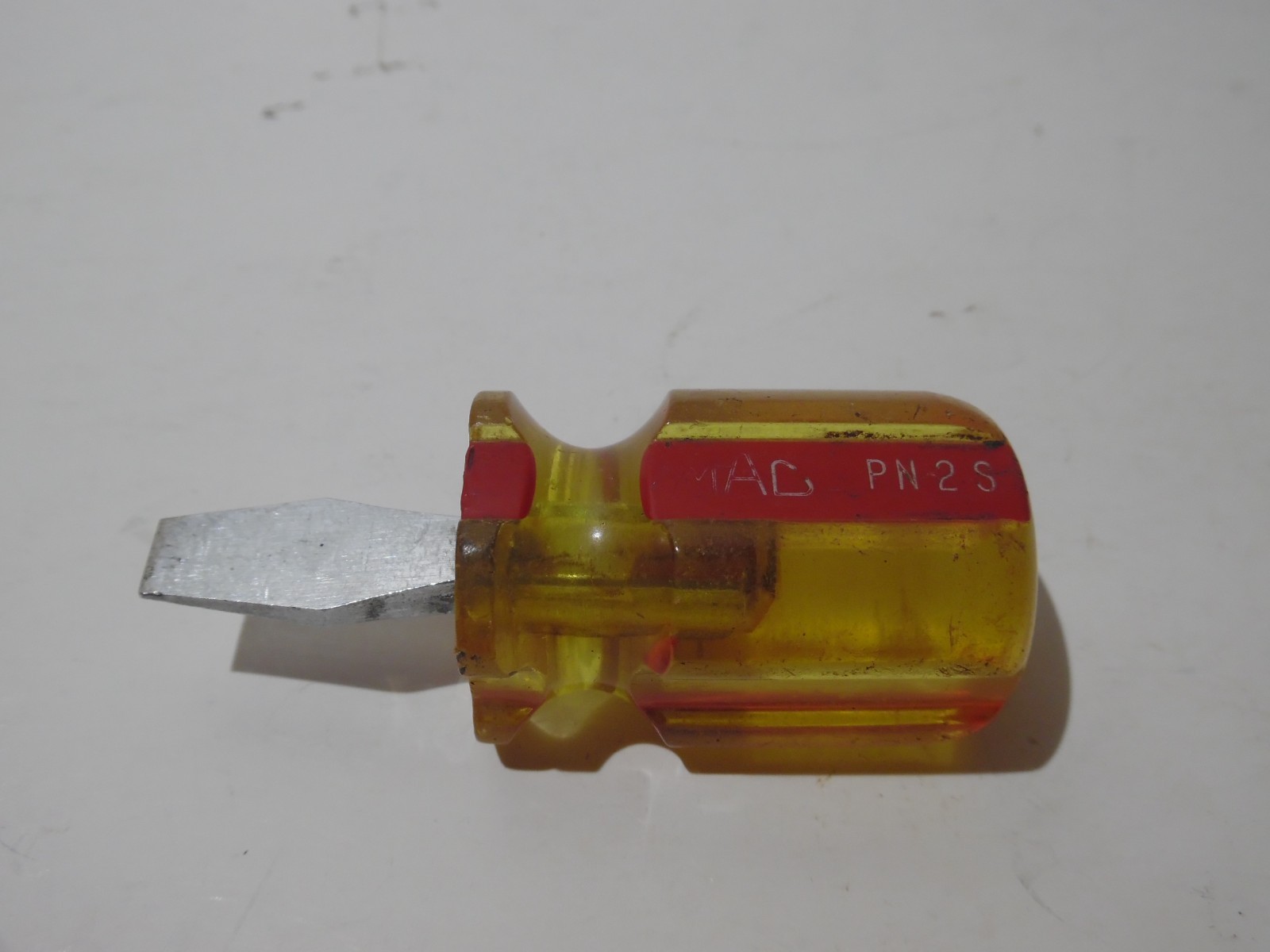 Mac Tools USA PN2S 5/16″ Flat Slotted Stubby Screwdriver Hard Plastic Handle