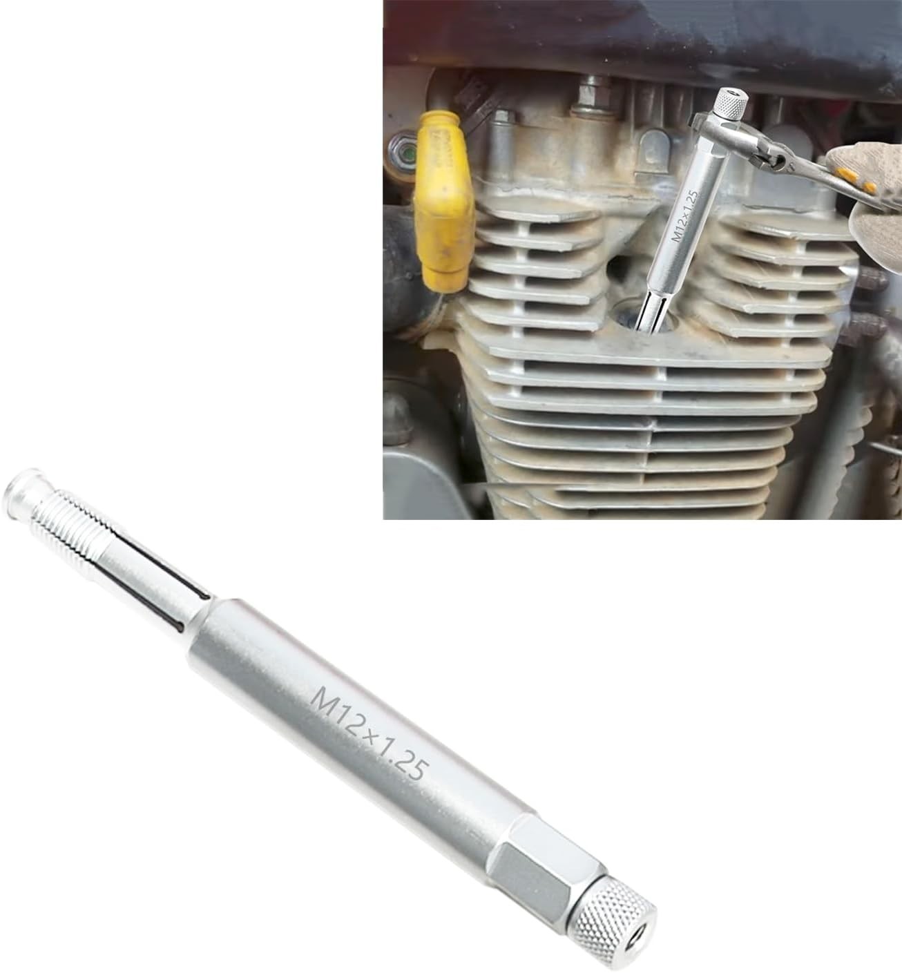 12mm Back Tap Spark Plug Thread Repair Tool M12x1.25 Chase