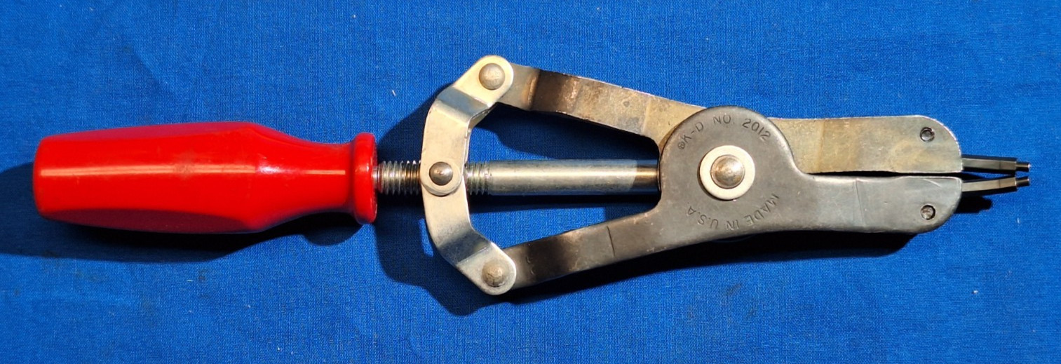 Vintage K-D No 2012 Snap Ring Pliers Turn Screw Adjustment Made in USA Used