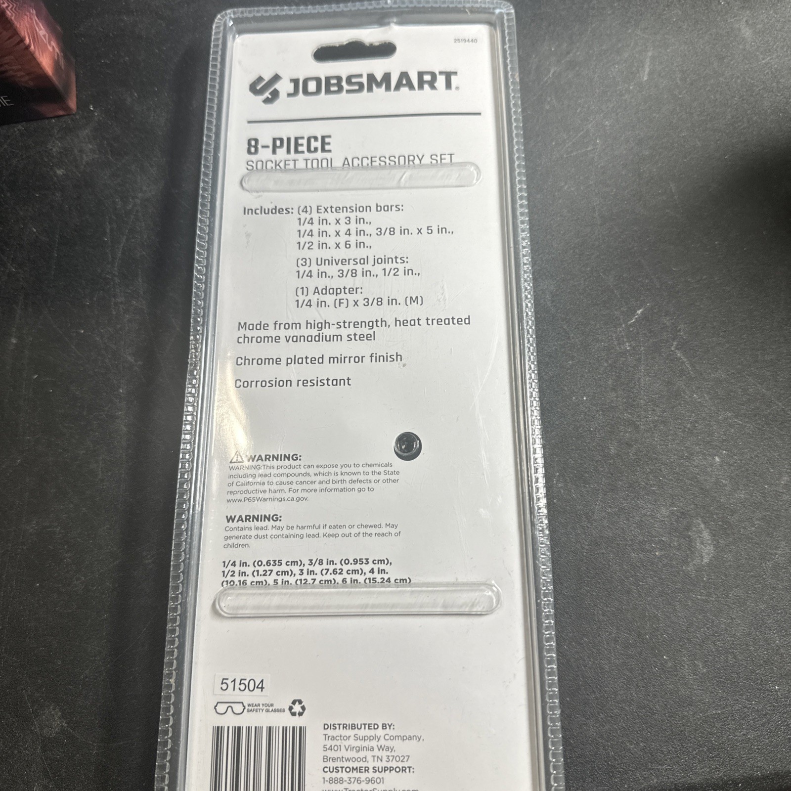 JobSmart 8 pc. Socket Accessory Set
