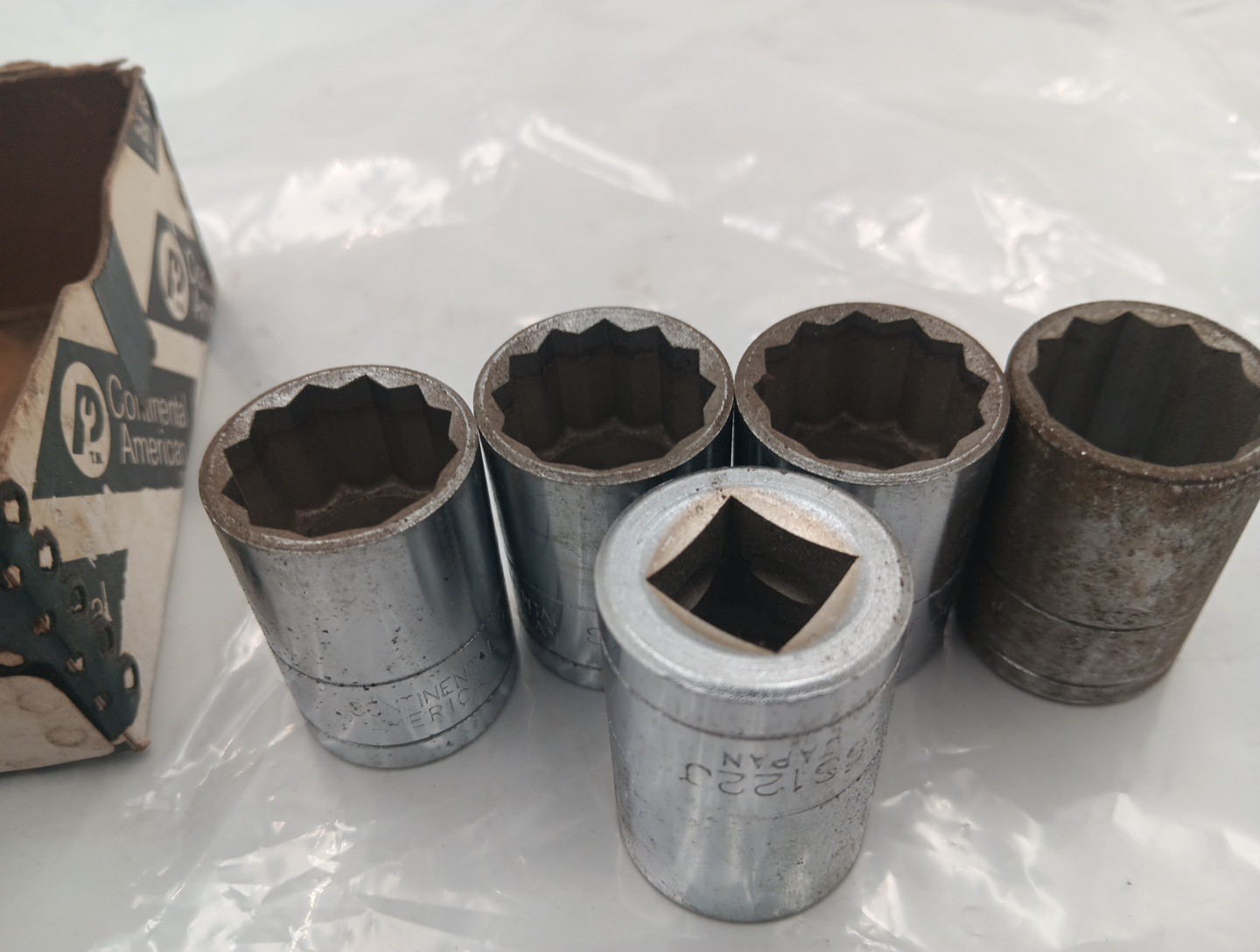 SS122J 1/2″ Drive 25/32″ Shallow Socket 12 Point Japan Lot of 5
