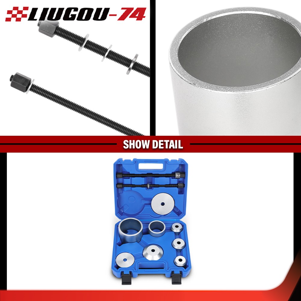 Bushing Press Kit Bushing Puller Tool With Storage Case Fit For Volkswagen Audi