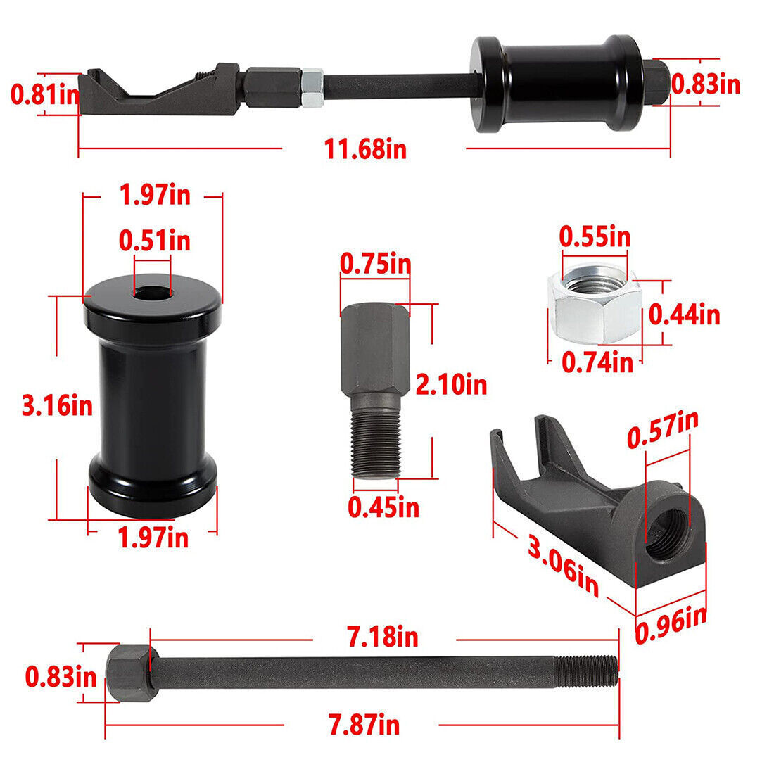 7121 Fuel Injector Nozzle Puller Removal Tool for Caterpillar John Deere Case GM