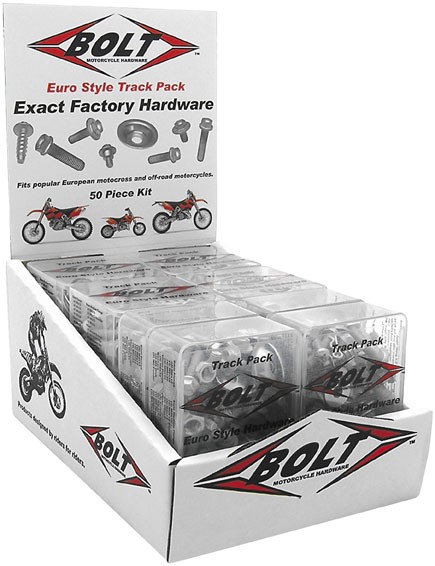 Bolt Mc Hardware 2004-6EU Euro Style Track Pack – 6 Pack