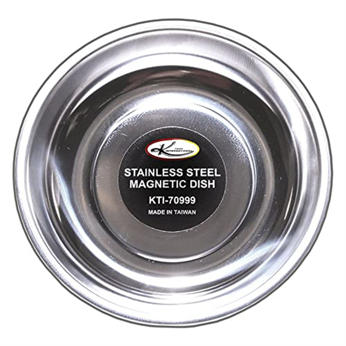 K Tool International Magnetic Dish Parts Tray 5-3/4 Inches Stainless Steel