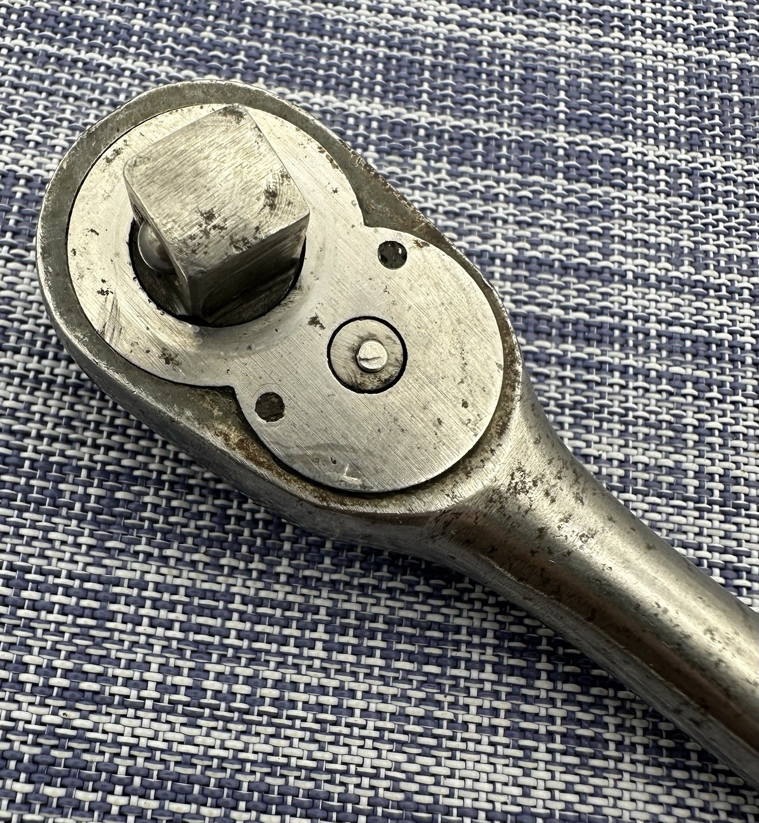 Snap On Vintage 3/8 Drive Ferret Ratchet F-70N & 2 Bonus Sockets